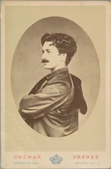 Félicien Rops, 1860s-70s. Creator: Ghemar Brothers