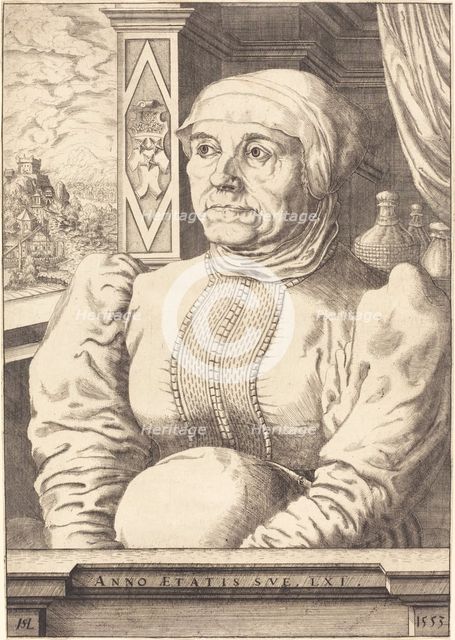 Felicitas von Eckh (Freyberg), 1553. Creator: Hans Sebald Lautensack.