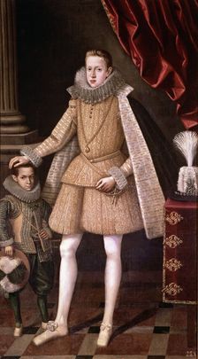 Felipe IV (1605-1665), King of Spain, Philip IV and the dwarf protruding oil painting
