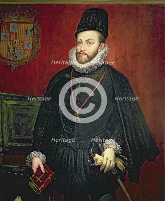 Felipe II (1527-1598), King of Spain.