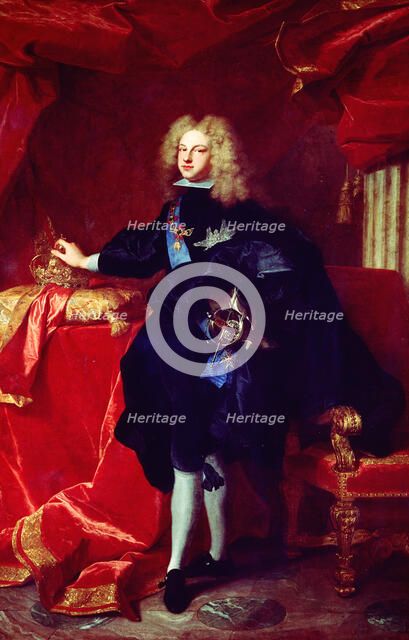 Felipe V (1683-1746), King of Spain.