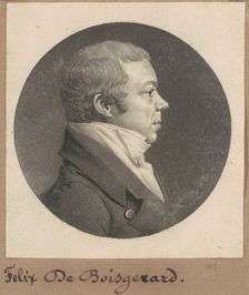 Felix Constant de Boisgerard, 1809. Creator: Charles Balthazar Julien Févret de Saint-Mémin