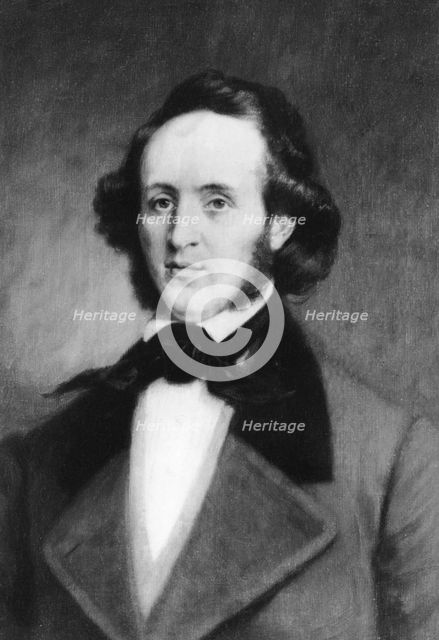 Felix Mendelssohn (1809-1847), German composer, 1907.Artist: Rotary Photo