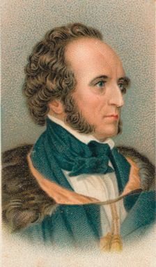 Felix Mendelssohn (1809-1847), German composer, pianist, organist and conductor, 1911