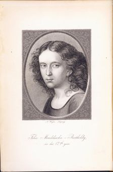 Felix Mendelssohn Bartholdy (1809-1847) at age 12, 1821