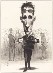 Félix Saint-Priest, 1849. Creator: Honore Daumier