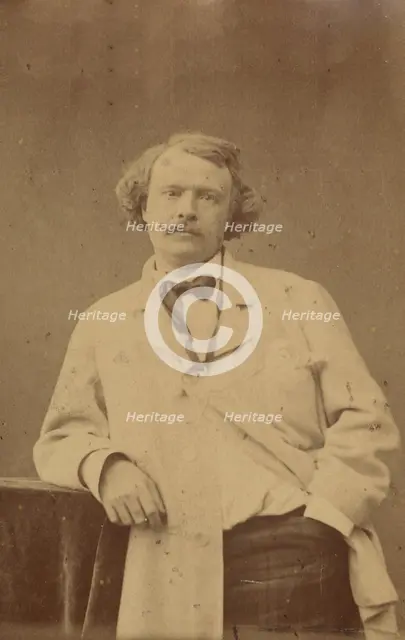 Félix Tournachon, self-portrait, negative 1861-1864; print 1878. Creator: Nadar.