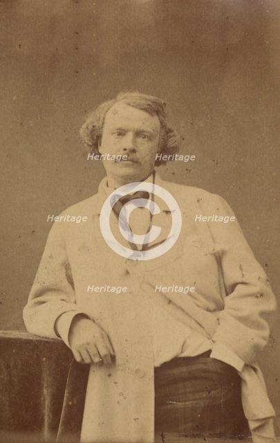 Félix Tournachon, self-portrait, negative 1861-1864; print 1878. Creator: Nadar.