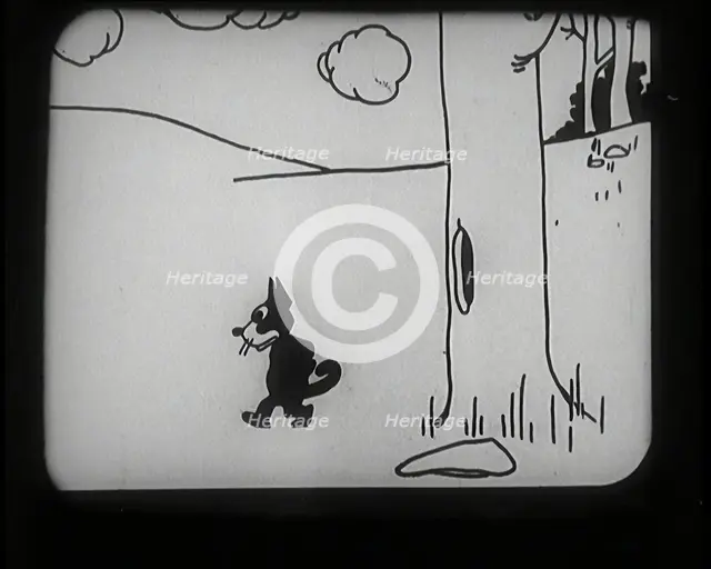 Felix the Cat' Cartoon, 1922. Creator: British Pathe Ltd.