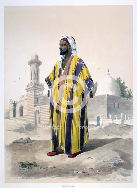 'Fellah', c1825-1875. Artist: Emile Prisse D'Avennes