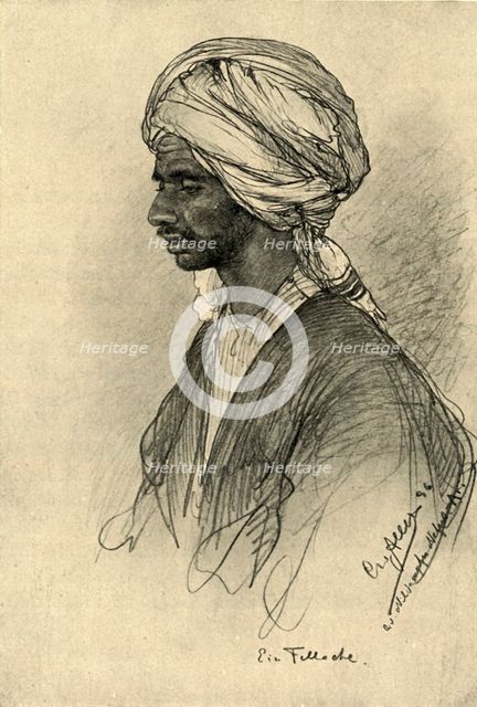 Fellah, Egypt, 1898.  Creator: Christian Wilhelm Allers.