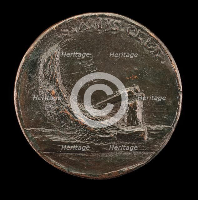 Felled Cypress Tree [reverse], 17th century. Creator: Unknown.