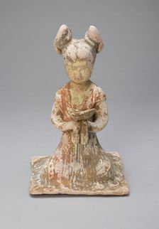 Female Musician, Tang dynasty (A.D. 618-907), late 7th/early 8th century. Creator: Unknown
