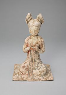 Female Musician, Tang dynasty (A.D. 618-907), late 7th/early 8th century. Creator: Unknown