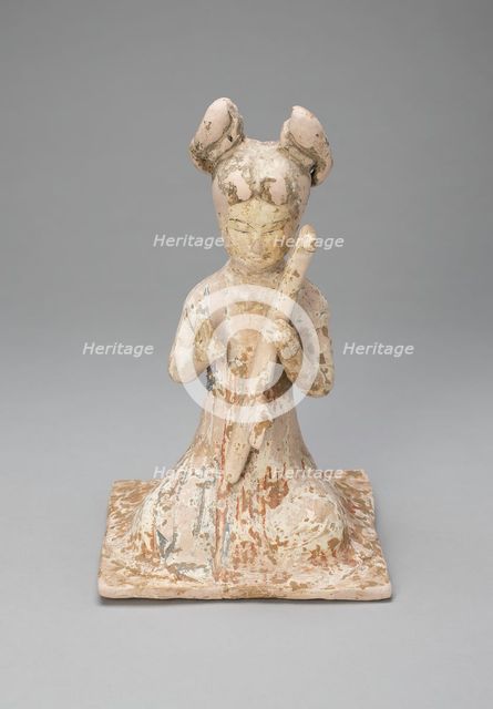 Female Musician, Tang dynasty (A.D. 618-907), late 7th/early 8th century. Creator: Unknown.