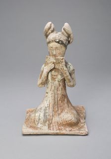 Female Musician, Tang dynasty (A.D. 618-907), late 7th/early 8th century. Creator: Unknown