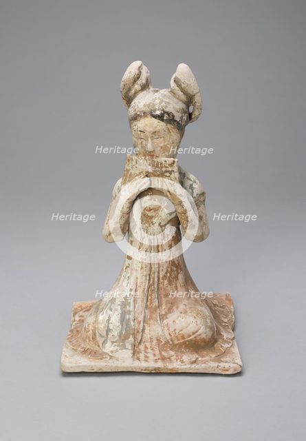 Female Musician, Tang dynasty (A.D. 618-907), late 7th/early 8th century. Creator: Unknown.