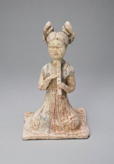 Female Musician, Tang dynasty (A.D. 618-907), late 7th/early 8th century. Creator: Unknown