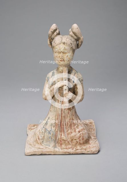 Female Musician, Tang dynasty (A.D. 618-907), late 7th/early 8th century. Creator: Unknown.