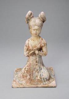 Female Musician, Tang dynasty (A.D. 618-907), late 7th/early 8th century. Creator: Unknown