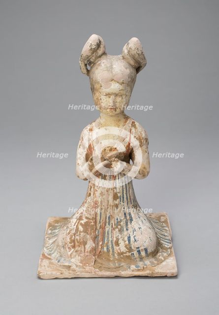 Female Musician, Tang dynasty (A.D. 618-907), late 7th/early 8th century. Creator: Unknown.