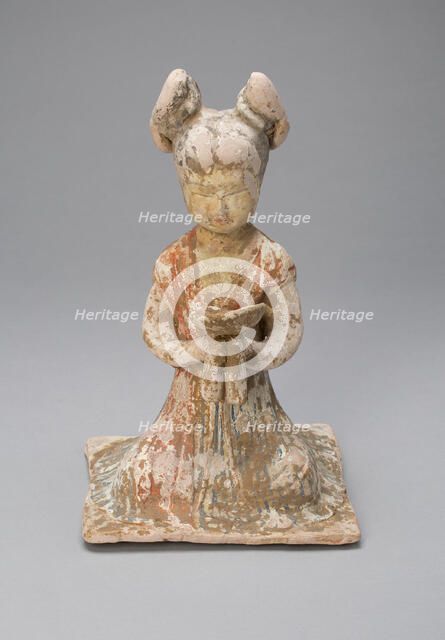 Female Musician, Tang dynasty (A.D. 618-907), late 7th/early 8th century. Creator: Unknown.