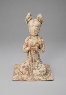 Female Musician, Tang dynasty (A.D. 618-907), late 7th/early 8th century. Creator: Unknown