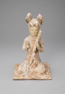 Female Musician, Tang dynasty (A.D. 618-907), late 7th/early 8th century. Creator: Unknown