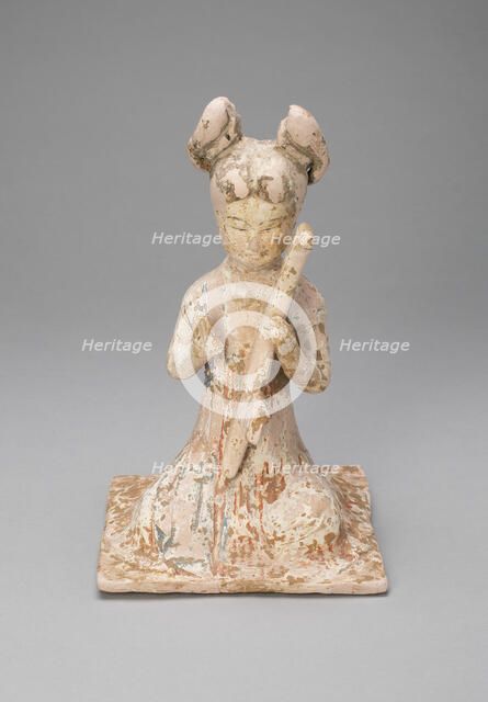 Female Musician, Tang dynasty (A.D. 618-907), late 7th/early 8th century. Creator: Unknown.