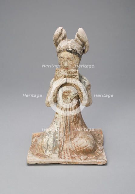 Female Musician, Tang dynasty (A.D. 618-907), late 7th/early 8th century. Creator: Unknown.