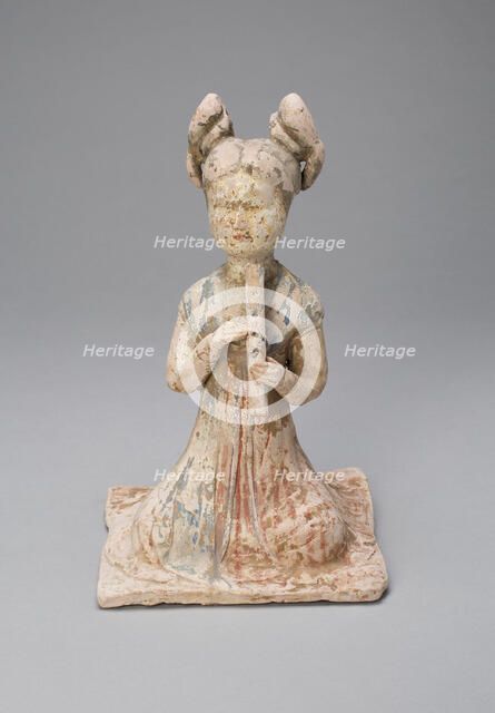 Female Musician, Tang dynasty (A.D. 618-907), late 7th/early 8th century. Creator: Unknown.