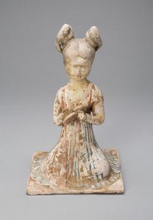 Female Musician, Tang dynasty (A.D. 618-907), late 7th/early 8th century. Creator: Unknown