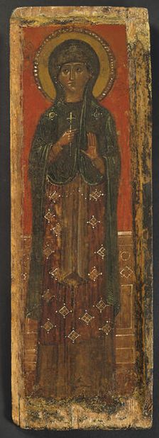 Female martyr saint, c14th century. Creator: Unknown