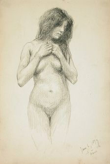 Female Nude, 1897. Creator: Frank Duveneck