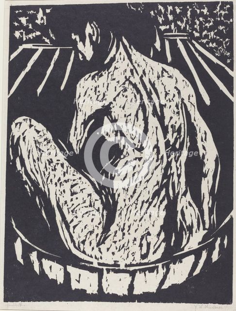 Female Nude, 1908. Creator: Ernst Kirchner.