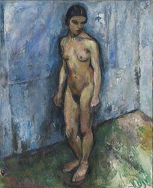 Female Nude, 1914. Creator: Per Deberitz