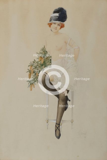 Female Nude, 1919.