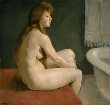 Female Nude, 1925. Creator: Erik Werenskiold