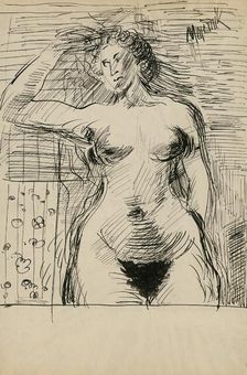 Female nude, 1930-1939. Creator: Cyprian Majernik