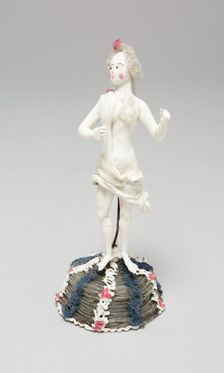 Female Nude, France, 1700/50. Creator: Verres de Nevers