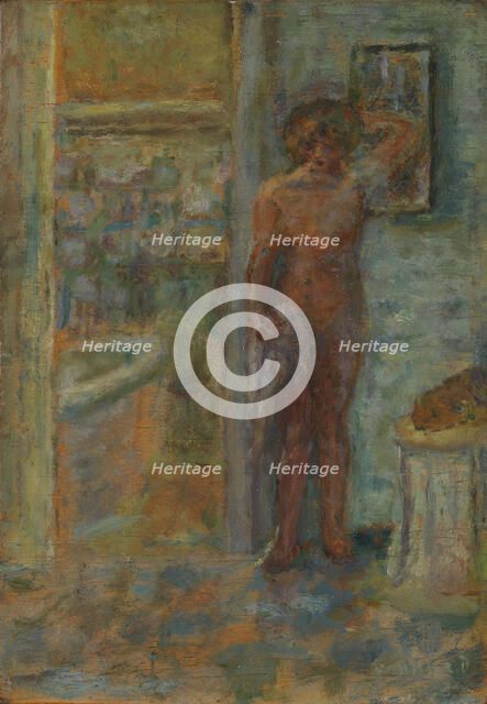 Female nude in an interior, c. 1917. Creator: Bonnard, Pierre (1867-1947).