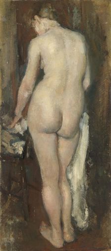 Female Nude, probably 1879. Creator: Hans Heyerdahl