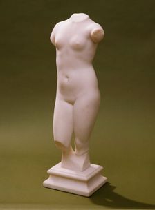Female Nude Torso, 1890. Creator: Alphonse Legros