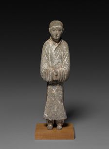 Female Attendant (Tomb Figurine), c. 2nd Century BC. Creator: Unknown
