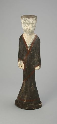 Female Attendant (Tomb Figurine), Western Han dynasty (206 B.C.-A.D. 9), c. 2nd century B.C. Creator: Unknown