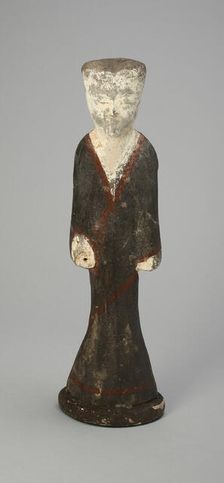 Female Attendant (Tomb Figurine), Western Han dynasty (206 B.C.-A.D. 9), c. 2nd century B.C. Creator: Unknown