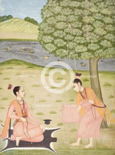 Female Ascetics (Yoginis) (image 1 of 2), between c1730 and c1740. Creator: Unknown.