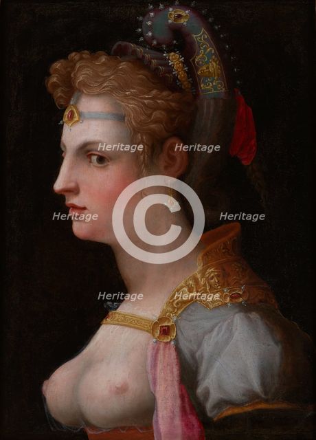 Female Bust-Venus Victrix, between 1565-1575. Creator: Michele Tosini.