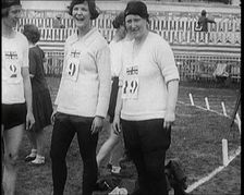 Female British Athletes at the Women's World Games, 1922. Creator: British Pathe Ltd