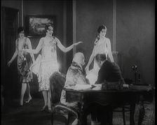 Female Civilian Modelling a Costume Designed for a Show, 1920s. Creator: British Pathe Ltd